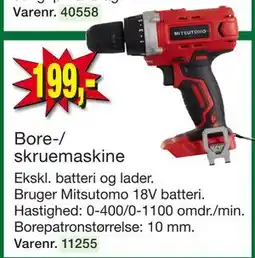 Harald Nyborg Bore-/ skruemaskine tilbud