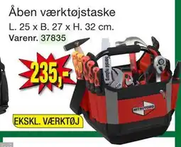 Harald Nyborg Åben værktøjstaske tilbud