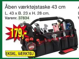 Harald Nyborg Åben værktøjstaske 43 cm tilbud