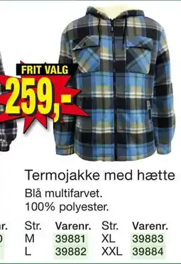 Harald Nyborg Termojakke med hætte tilbud