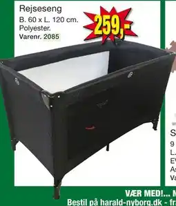 Harald Nyborg Rejseseng tilbud