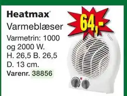 Harald Nyborg Varmeblæser tilbud