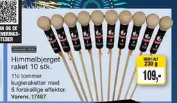 Harald Nyborg Himmelbjerget raket 10 stk tilbud