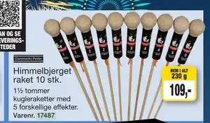 Harald Nyborg Himmelbjerget raket 10 stk tilbud