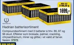 Harald Nyborg Hadrian batterisortiment tilbud