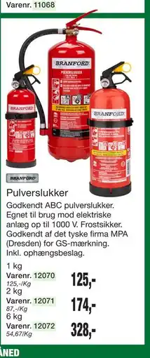 Harald Nyborg Pulverslukker tilbud