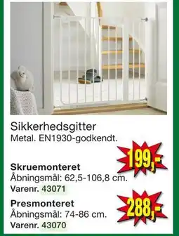 Harald Nyborg Sikkerhedsgitter tilbud