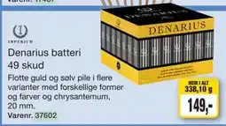 Harald Nyborg Denarius batteri 49 skud tilbud