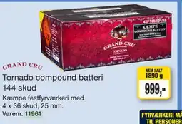 Harald Nyborg Tornado compound batteri 144 skud tilbud