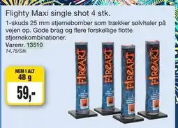 Harald Nyborg Flighty Maxi single shot 4 stk tilbud