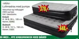 Harald Nyborg Luftmadras med pumpe tilbud