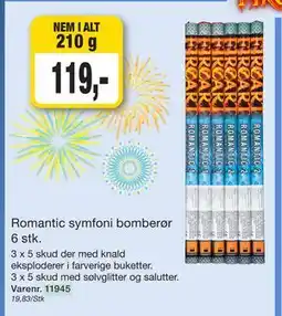 Harald Nyborg Romantic symfoni bomberør 6 stk tilbud