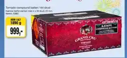 Harald Nyborg Tornado compound batteri 144 skud tilbud