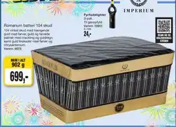 Harald Nyborg Romanum batteri 104 skud tilbud