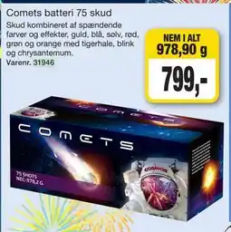Harald Nyborg Comets batteri 75 skud tilbud
