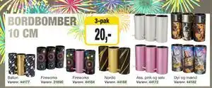 Harald Nyborg BORDBOMBER 10 CM tilbud