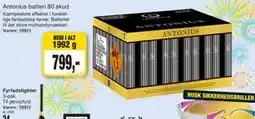 Harald Nyborg Antonius batteri 80 skud tilbud