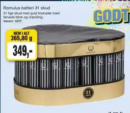 Harald Nyborg Romulus batteri 31 skud tilbud