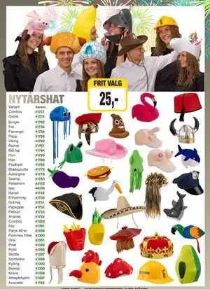 Harald Nyborg NYTÅRSHAT tilbud