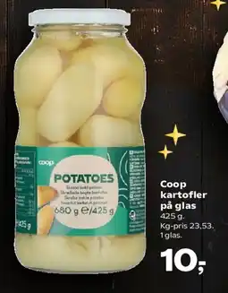 SuperBrugsen Coop kartofler på glas tilbud