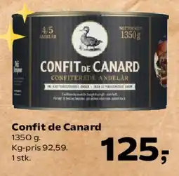 SuperBrugsen Confit de Canard tilbud