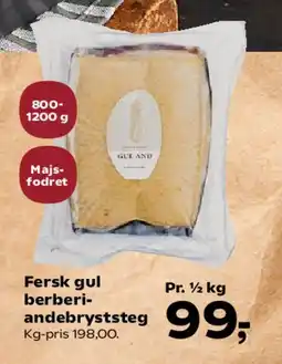 SuperBrugsen Fersk gul andebryststeg tilbud