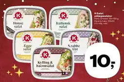 SuperBrugsen K-Salat pålægssalater tilbud