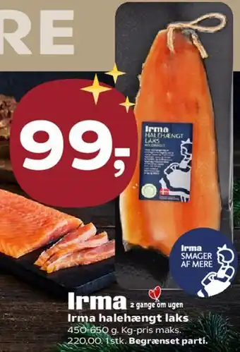 Irma halehængt laks