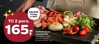 SuperBrugsen Delikatessens tapasplatte tilbud