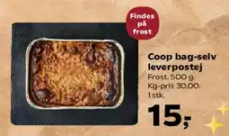 SuperBrugsen Coop bag-selv leverpostej tilbud