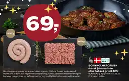 SuperBrugsen Bornholmergrisen - dansk julemedister eller hakket gris 8-12% tilbud