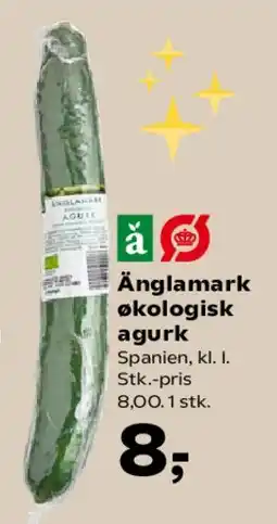 SuperBrugsen Änglamark økologisk agurk tilbud