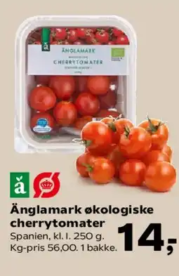 SuperBrugsen Änglamark økologiske cherrytomater tilbud
