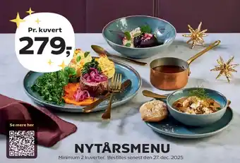 SuperBrugsen NYTÅRSMENU tilbud