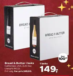 SuperBrugsen Bread & Butter i boks tilbud