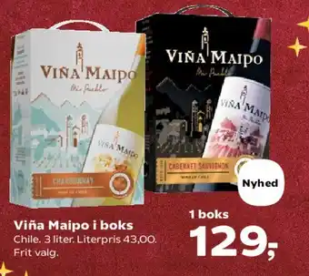 SuperBrugsen Viña Maipo i boks tilbud