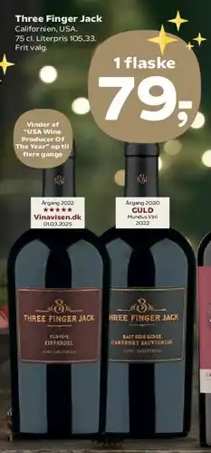 SuperBrugsen Three Finger Jack tilbud