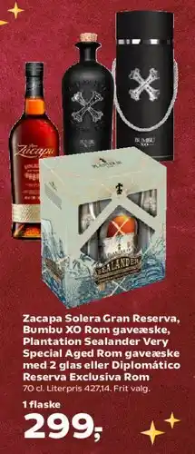 SuperBrugsen Zacapa Solera Gran Reserva og rom-gaveæsken tilbud