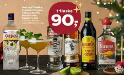SuperBrugsen Smirnoff Vodka, Captain Morgan, Kahlúa, Sierra Tequila eller Gordon's Gin tilbud