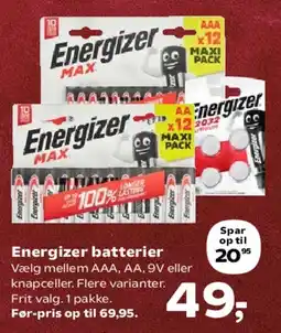 SuperBrugsen Energizer batterier tilbud