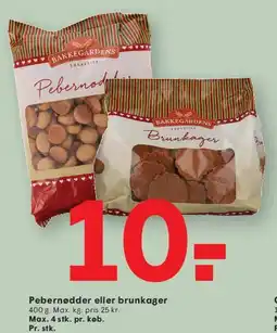 SPAR Pebernødder eller brunkager tilbud