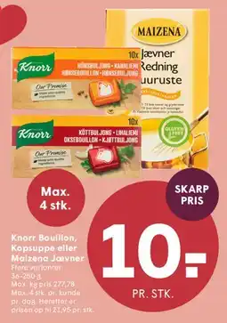 SPAR Knorr Bouillon / Maizena Jævner tilbud