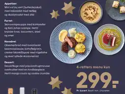 SPAR 4-retters Nytårsmenu tilbud