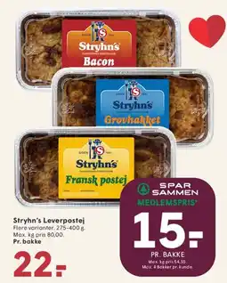 SPAR Stryhns Leverpostej tilbud