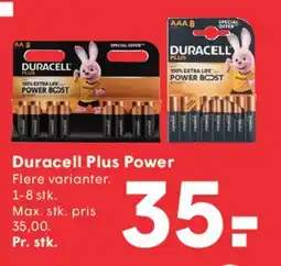 SPAR Duracell Plus Power tilbud