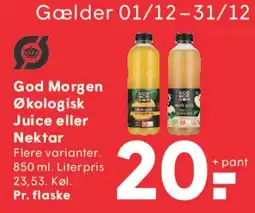 SPAR God Morgen Økologisk Juice / Nektar tilbud