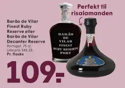 SPAR Barão de Vilar Finest Ruby Reserve / Decanter Reserve tilbud