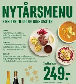 Min Købmand Nytårsmenu - 3 retter tilbud