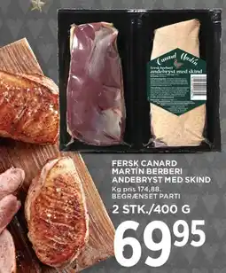 MENY Fersk canard - andebryst med skind tilbud