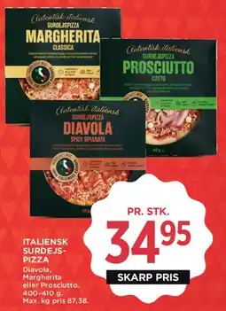 MENY Italiensk surdejs-pizza tilbud